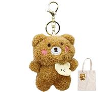 Bavokon Porte-clés Ours en Peluche | Porte-clés Ours en Peluche - Ours clé Pendentif Ornement en Peluche Animal en Peluche pour Voiture Suspendu bébé Chambre décorations garçon Fille ariage