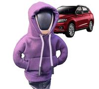 Bavokon Sweat à Capuche Shift Knob,Sweat à Capuche Bouton Changement Vitesse pour Levier Vitesse Voiture | Couvercle Changement Vitesse réglable et élé, Couvercle