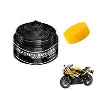 Bavooty Renovateur Plastique Voiture Interieur,Générique Efface Rayure Plastique,Renovateur Pare Choc Noir,Pâte Réparatrice De Rayures À Séchage Rapide pour Voiture, Moto Et Bateau