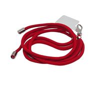 BAWAKO Lot de 2 lanières avec mousqueton, cordon tour de cou pour clés, porte-nom, téléphone portable, appareil photo, porte-clés pour homme et femme, rouge, Lang