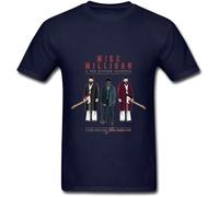 BAWCN Men T Shirt Mike Milligan and The Kitchen Brothers Crazy Mens DIY Special Tshirt Round Collar Short Sleeve T Shirts M