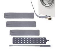 Bawiaueu Dépoussiéreur pour sous Les Meubles | Balai Plat Rétractable,Dépoussiérant pour Tablettes - pour la Maison, la Salle de Bain, l'Extérieur, Le Plafond, Les Stores, Les Plinthes, Le Carrelage,