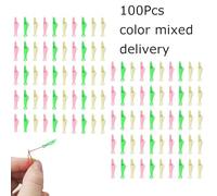 Bawiaueu Enfile-Aiguilles | Outil d'Enfilage Sécurisé | 100 Pièces Enfile-Aiguille en Forme de Poisson pour la Broderie | pour Grand-Mère, Mère, Débutants, Tricot, Laine, et Perlage