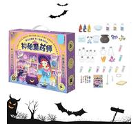 Bawiaueu Kit Création de Potions Halloween | Coffret Scientifique Jeune Enfant - Jeu Artisanal pour Activités Créatives en Classe Soirées en Famille et Événements à Thème