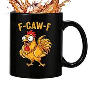 Bawiaueu Mug Coq | 325 ml Tasse En Céramique Pour Café Chaud | Mugs à Thé Drôles,Pour Halloween Vin Jus Bière Salon Enseignants Étudiants Bureau Hôtel Restaurant Anniversaire