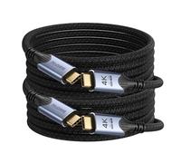 BAWIOFIAU cable usb c usb c 20 Gbps, pack de 2 cable usb c 3 M, 100W 20V/5A câble usbc charge rapide, Transmission vidéo 4K @ 60Hz Compatible avec Thunderbolt 4/3