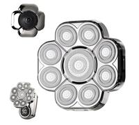 Bawld y 9.0 Ultra Head Shaver, Bawld y Bald Head Shaver, Bawldyshaver Pro, 9d Floating Headshaver for Bald Men, 6-in-1 Ipx7 Waterproof LED Display Men 2 (Replacement head x1)