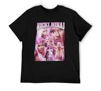 BAWUN Dreamed Singer-Nicki-Minaj-Graphic-Korean-Fashion-Trend-Print-Summer-Short-sleeved-100-Cotton-Loose-Casual-Oversized