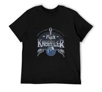 BAWUN FUQI Mark Knopfler Guitar Tour 2019 Mens T Shirt Black l