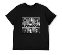 BAWUN Terminator Dark Fate Crew Photo Men's T Shirt Borg Robot Movie Rev 9 Dani L