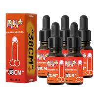 BAWUTZ 10 ml d'huile d'agrandissement du pénis, huile de massage pour hommes pour le sexe, agrandissement du pénis extra fort, les hommes améliorent l'érection et retardent l'éjaculation (5PC)