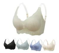 BAWUTZ Soutien-Gorge modelant en Gel Elrosoy, Soutien-Gorge modelant en Gel, Soutien-Gorge correcteur de Posture, Soutien-Gorge Push-up sans Fil, Confortable et Respirant pour Femme (Hellgrün,3XL)