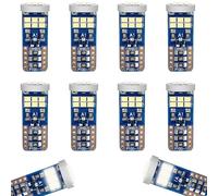 Baxcdyswe 10 Pieces Ampoules T10 W5W LED, 6500K (Blanc) - Canbus Sans Erreur, Haute Puissance, Longue Durée de Vie pour Voiture Intérieur Lumière Dôme Porte Plafonnier Position Feux De Pla
