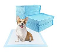 Baxcdyswe 100 Pièces Alese Jetable, 60 × 60 cm Alèse Pipi Propreté Educateur Chien Animaux, Tapis Absorbant Chien, Aleze Impermeable, Pee Pad Apprentissage la Propreté Anti-Fuite Résistante