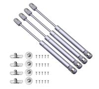 Baxcdyswe 4Pcs 100N Verin Hydraulique, Amortisseur Porte Placard, Charnière Porte Placard, Ressort de Compression, Quincaillerie de Placards pour Levage Porte Armoire Meuble Cuisine Penderie à Chambre