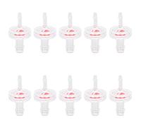 Baxnore 10 pièces clapet anti-retour unidirectionnel en plastique tuyau d'arrêt d'eau avec diaphragme à diamètre variable pour aquarium, équipement de nourriture et de boisson, mat (7 à 3 aller