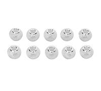 Baxnore 10PCS Perles de Barbe en Métal Creux Style Viking Anneaux Dreadlock pour Hommes Extensions de Tresses de Cheveux et Accessoires Cadeau Durable pour la Fête des Pères (Argent)