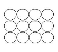 Baxnore 12 pièces porte-clés en fil d'acier inoxydable porte-clés en fil de fer polyvalent boucle de corde bobine organisateur de clé portable durable pour accessoires de clés de v (AS80006H)