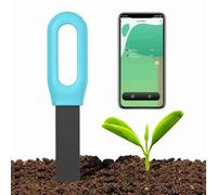 Baxnore 162 mm Soil Tester, Temperature & Humidity Detection, Low Battery Alarm, PC+ABS Material for Indoor Plants