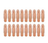 Baxnore 20 pièces pointes de contact en cuivre rouge M6 pour torche de soudage Binzel 24KD MIG MAG 0,8 mm 1,0 mm 1,2 mm accessoires de soudage thermique durables pour un usage indu (1.2)