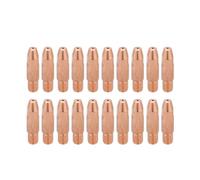 Baxnore 20 pièces pointes de contact en cuivre rouge M6 pour torche de soudage Binzel 24KD MIG MAG 0,8 mm 1,0 mm 1,2 mm accessoires de soudage thermique durables pour un usage indu (1.0)