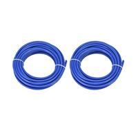 Baxnore 2PCS 4 mm Round Trimmer Line Nylon Remplacement, Cordon de Coupe-Herbe Bleu avec contrôle des Vibrations, Accessoires de Tondeuse hydrophobe pour la Plupart (5meter)
