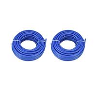 Baxnore 2PCS 4 mm Round Trimmer Line Nylon Remplacement, Cordon de Coupe-Herbe Bleu avec contrôle des Vibrations, Accessoires de Tondeuse hydrophobe pour la Plupart (10meter)