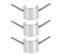 Baxnore 3 pièces crochets de tringle de douche galvanisés de qualité supérieure crochets de suspension de robinet de cuisine de salle de bains en plastique ABS robuste sans install