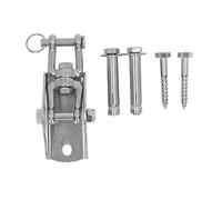 Baxnore 304 Plaque de Suspension à Haute Suspension en Acier Inoxydable Disc Yoga Pilates Hardware Swivel Fixation Crochet pour Chaise Swing Panier de Panier Plafond kit de suspens