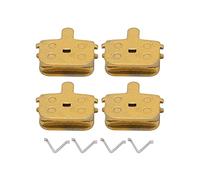 Baxnore 4 Ensembles de pavés de Frein à Disque à Cycle, Tous Plaquettes de Frein à Cycle de Montagne en métal, Plaquettes à Faible Bruit, Pause Rapide pour la pièce de vélo