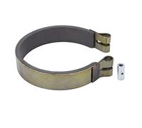 Baxnore 4 POUCES BRKBND 2251 1036 Kit de broches de bande de frein en céramique en acier robuste avec doublure collée pour remplacement de tambours de 4 pouces pour Go Karts Minibi