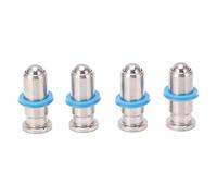 Baxnore 4Pcs Joystick Pusher Control Valve Température Sans Bavure Excavatrice Joystick Pusher Valve pour E200B Durable Alliage Acier Caoutchouc Poignée Kit de Remplacement