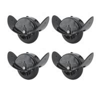 Baxnore 4pcs Roues longers à Bagages en Acier Inoxydable, Remplacement des Roues de Valise, Roues de Lanceur de valises de Voyage, Remplacement de la Roue à Bagages pour