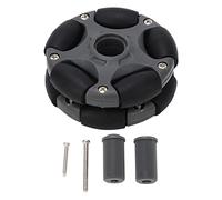 Baxnore 58 mm Plastique roue omni double rangée rotation omni direction de roue directionnelle Remplacement des roues 14135