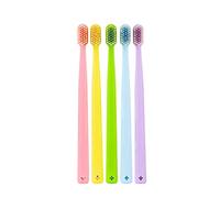 Baxnore 5pcs Soft Deftwrush Set pour adultes, poils doux avec tête arrondie, doux pp TPR Brushes for Care Kit
