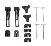 Baxnore Accessoires de remplacement de couverture de camion, Kit de pièces, écrou résistant à la chaleur, boulon en T, pince de couverture pour camion dur triple pli quadruple, all