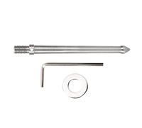 Baxnore Adaptateur de Montage à Pointe en métal, trépied Monopode, Filetage de vis de 3/8 Pouces, Accessoires d'appareil Photo, Piquet de Terre en Acier Inoxydable pour photographi (12 cm)