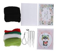 Baxnore Aiguille feutre laine feutre shiba inu animal en peluche poupée bricolage kit d'artisanat débutant avec des accessoires complets pour décoration de maison