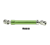Baxnore Alliage d'aluminium Hex Drive Shaft Réglable RC Voiture Crawler Truck Hop Up Accessoire 110160mm pour 1/10 Échelle Modèles Axial SCX10 Traxxas Durable Léger 7 Couleur (Vert)