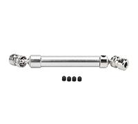 Baxnore Alliage d'aluminium Hex Drive Shaft Réglable RC Voiture Crawler Truck Hop Up Accessoire 110160mm pour 1/10 Échelle Modèles Axial SCX10 Traxxas Durable Léger 7 Couleur (Argent)
