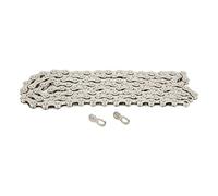 Baxnore Alloy Steel 11 Speed Bike Bike Chain High Performance Lightweight Bicycle Chain Remplacement pour les vélos de route Mountain Durable 116 liens avec la boîte de rangement (Argent)