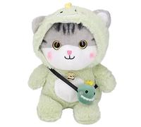 Baxnore Animal en Peluche Doux et Mignon de Dessin animé, décoration de poupée, Cadeau d'anniversaire pour Erreur 2029, décoration de Chambre à Coucher avec Peluche Super Douce REM (Verte)