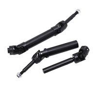 Baxnore Arbre de transmission arrière RC en acier CVD amélioré, durable, réglable, rétractable, pour Slash 4x4 HQ727, camion court, voiture, noir, 2 pièces