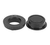 Baxnore Bague d'adaptation d'objectif C PQ avec Capuchon arrière pour Objectif à Monture C vers Appareil Photo Q Q10 Q7 Q S1 Adaptateur en Alliage Durable Ajustement de précision