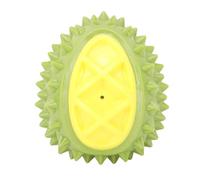 Baxnore Balle de Dentition en TPR pour Chien en Forme de Durian, Balle à mâcher Interactive produisant Un Son, pour soulager l'anxiété et soigner Les Chiots de Petite et Moyenne ta (Verte)