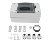 Baxnore Boîte de jonction de distribution électrique extérieure étanche à la pluie IP66 pour interrupteur de batterie solaire, usage industriel et commercial, matériau ABS PC 270 x