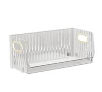 Baxnore Boîte de rangement de bureau Organisateur en plastique durable Empilable Affichage cosmétique Affichage Plateau de comptoir pour tasse à café Snacks Makeup Office Home 32x1