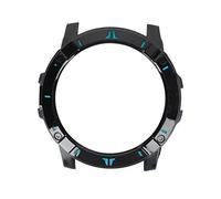 Baxnore Boîtier de Antichoc pour Montre Intelligente COROS VERTIX 2, Cadre de, Accessoire de Remplacement, Pare-Chocs en Plastique Dur et Durable pour la Course à Pied en extérie (Noir Bleu)