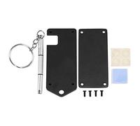 Baxnore Boîtier en Alliage d'aluminium pour B + 2B 3B, Coque Ultra Fine usinée CNC avec Conception de Dissipation Thermique, Kit d'accessoires de boîtier de Protection