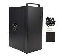 Baxnore Boîtier pour Ordinateur de Bureau Micro ATX ITX Prend en Le Disque Dur SSD 4 PCIe USB 3.0 2.0 Boîtier pour Ordinateur de Jeu avec Acier Haute résistance pour Les Jeux à do